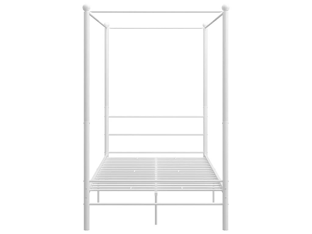 Hemelbedframe metaal wit 120x200 cm