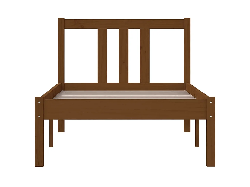 Giroletto senza Materaso Ambra in Legno Massello 75x190 cm
