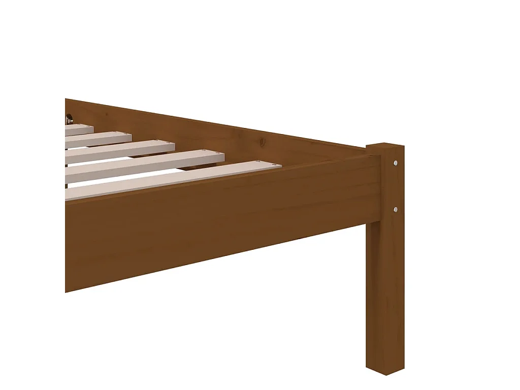 Giroletto senza Materaso Ambra in Legno Massello 75x190 cm