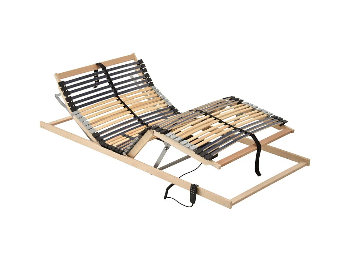 Sommier à lattes électrique sans matelas avec 7 zones 100x200cm