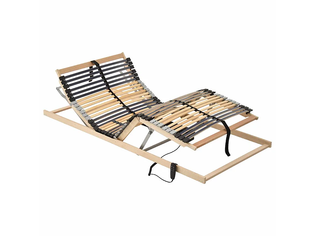 Sommier à lattes électrique sans matelas avec 7 zones 100x200cm