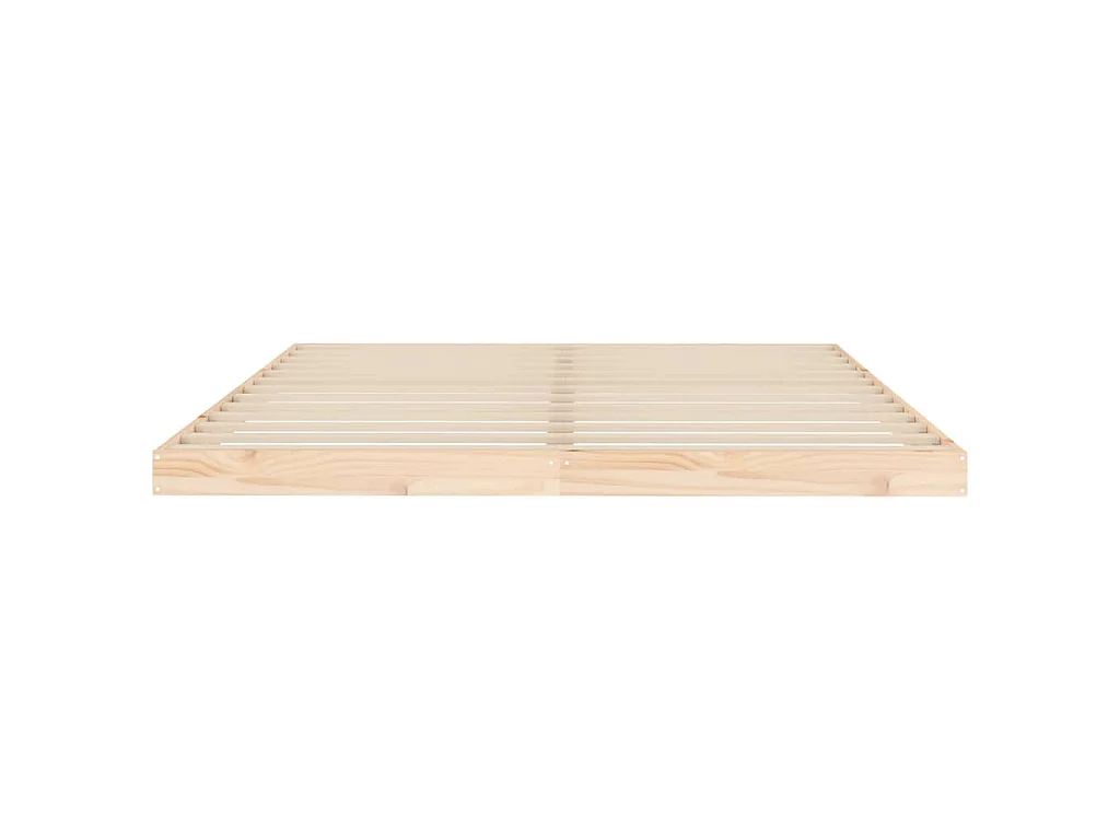 Cadre de lit sans matelas 160x200 cm bois massif de pin