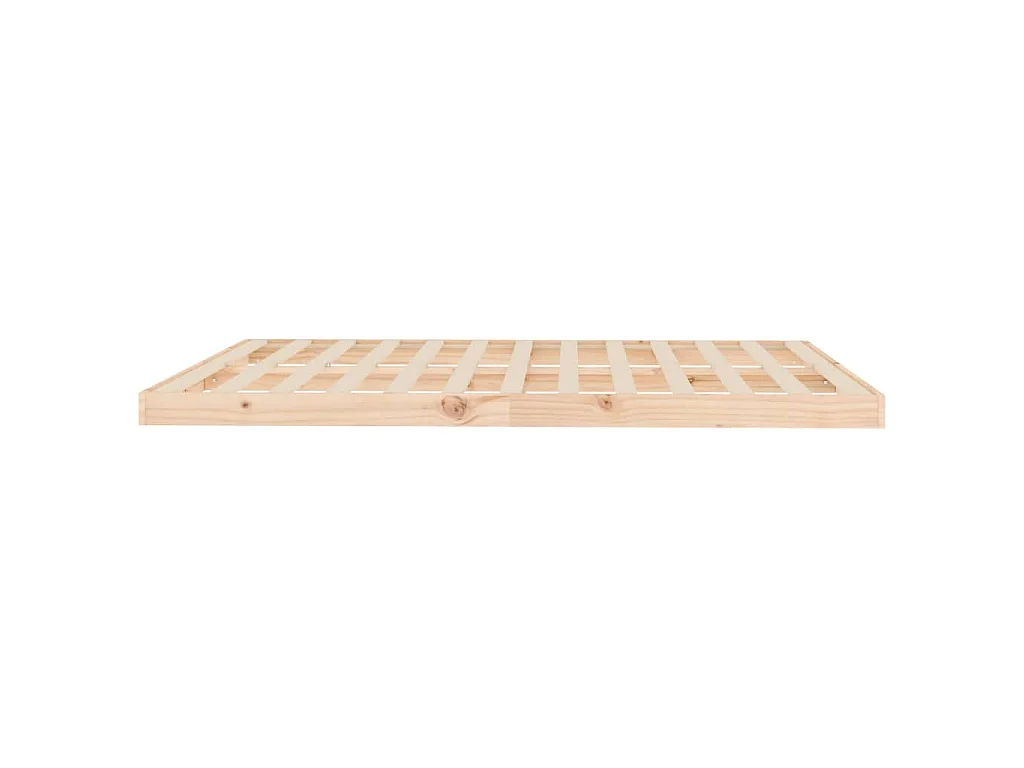 Cadre de lit sans matelas 160x200 cm bois massif de pin