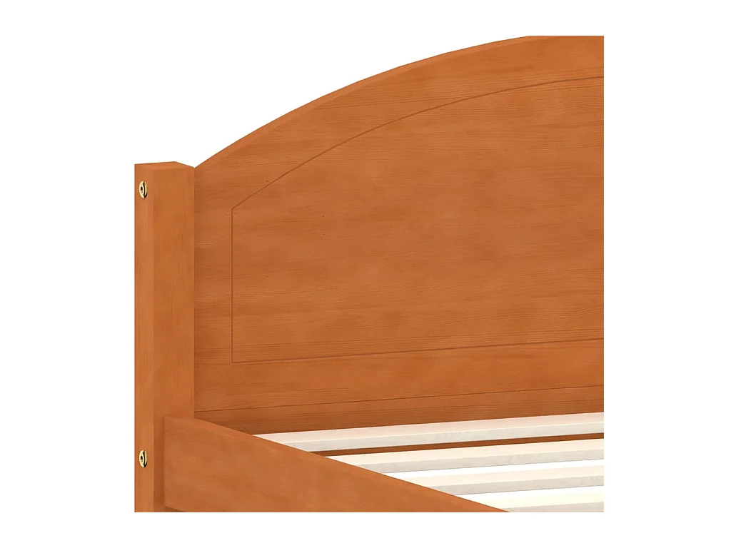 Massivholzbett Honigbraun Kiefer 120x200 cm