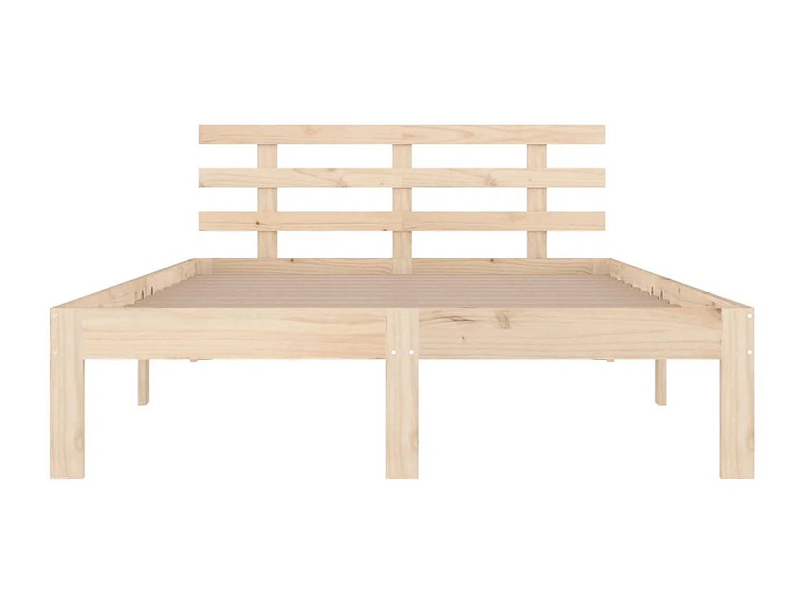 Giroletto senza Materasso Ambrato in Legno Massello 120x200 cm