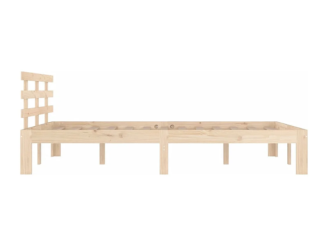 Giroletto senza Materasso Ambrato in Legno Massello 120x200 cm