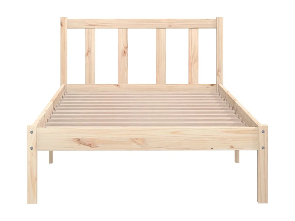 Cadre de lit sans matelas bois massif