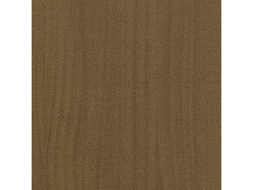 Massivholzbett Honigbraun Kiefer 200x200 cm