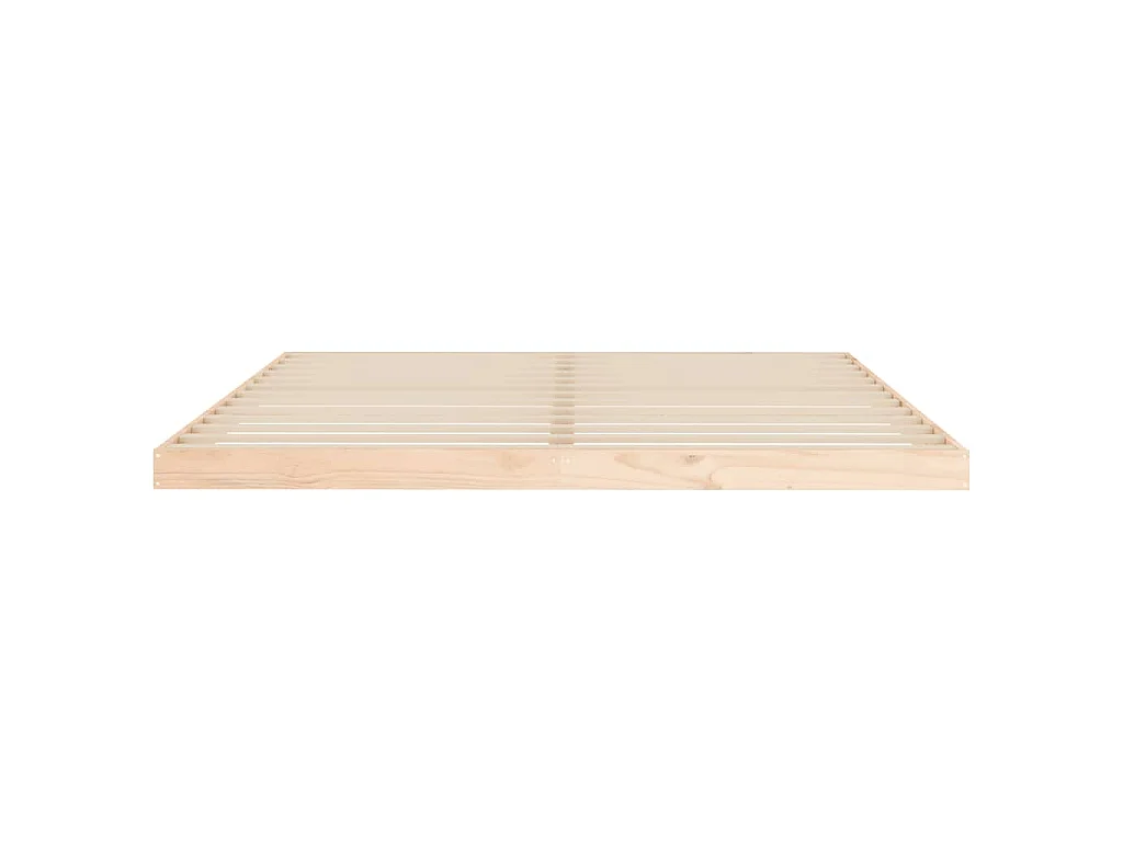 Cadre de lit sans matelas 180x200 cm bois massif de pin