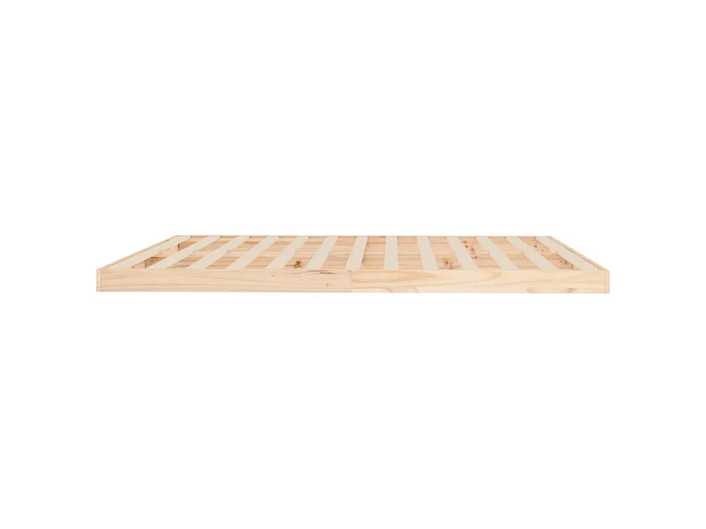 Cadre de lit sans matelas 180x200 cm bois massif de pin