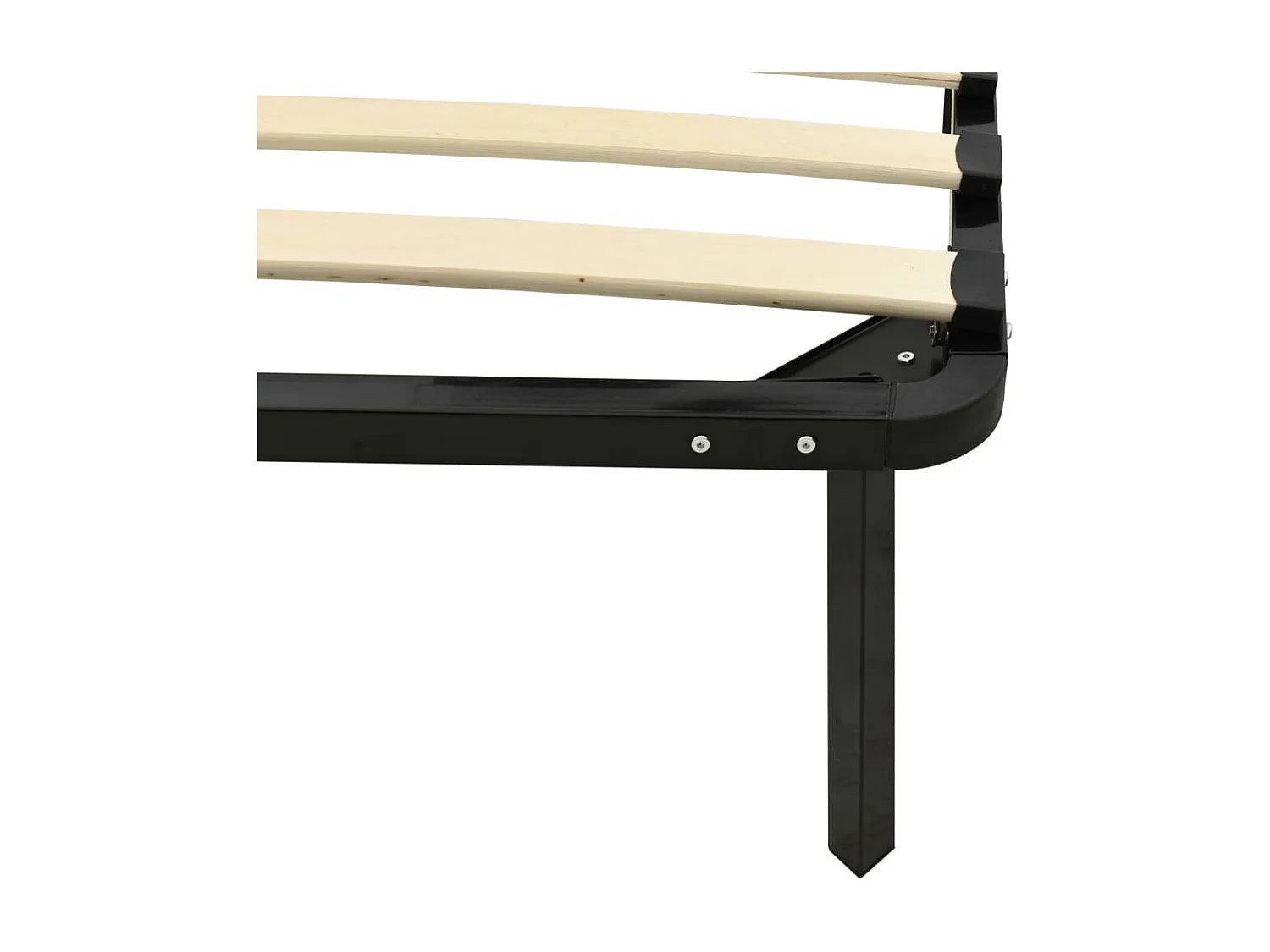 Estrutura de cama 90x200 cm metal preto