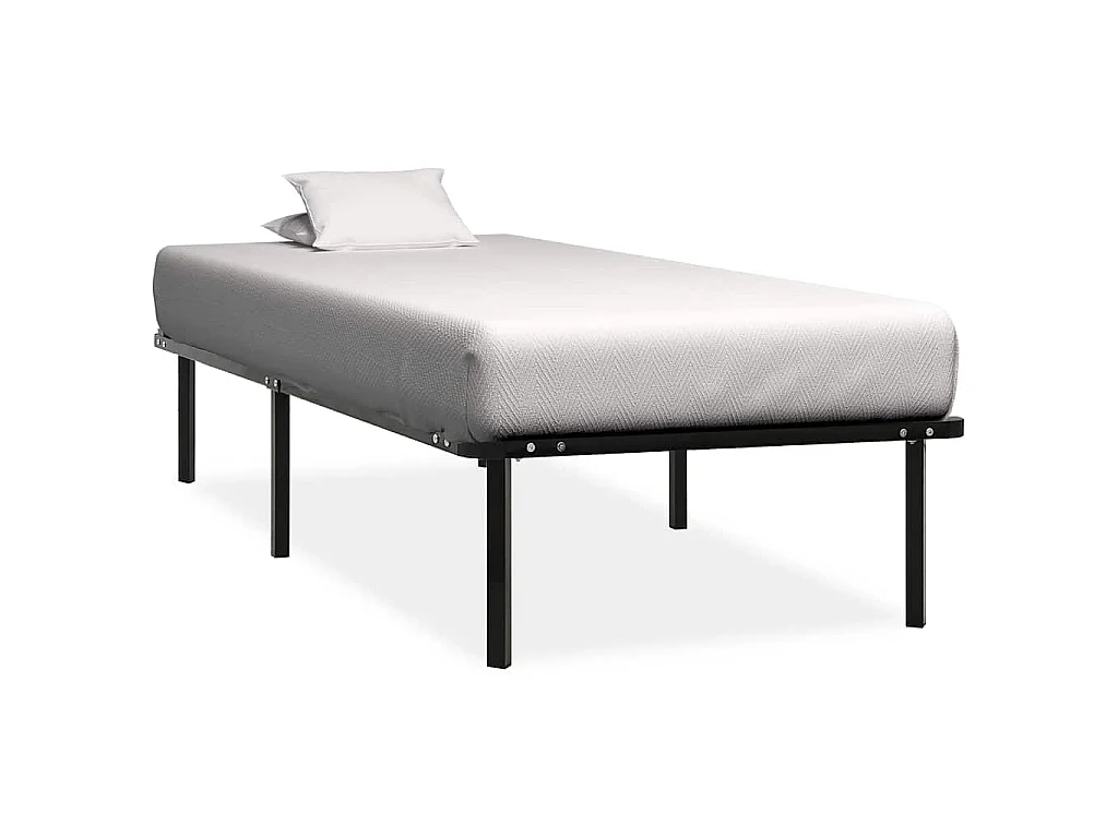 Estrutura de cama 90x200 cm metal preto
