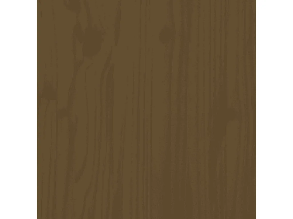 Estrutura de cama 100x200 cm madeira maciça castanho mel