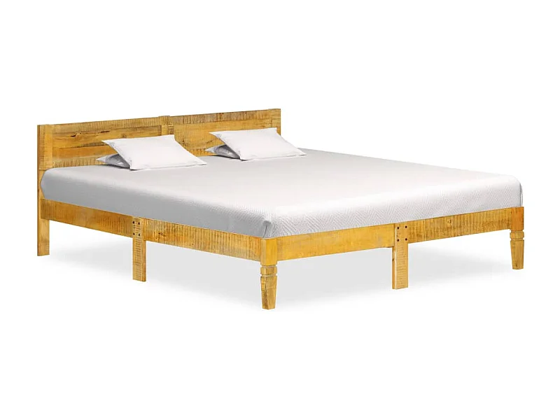 Bedframe massief mangohout 180 cm