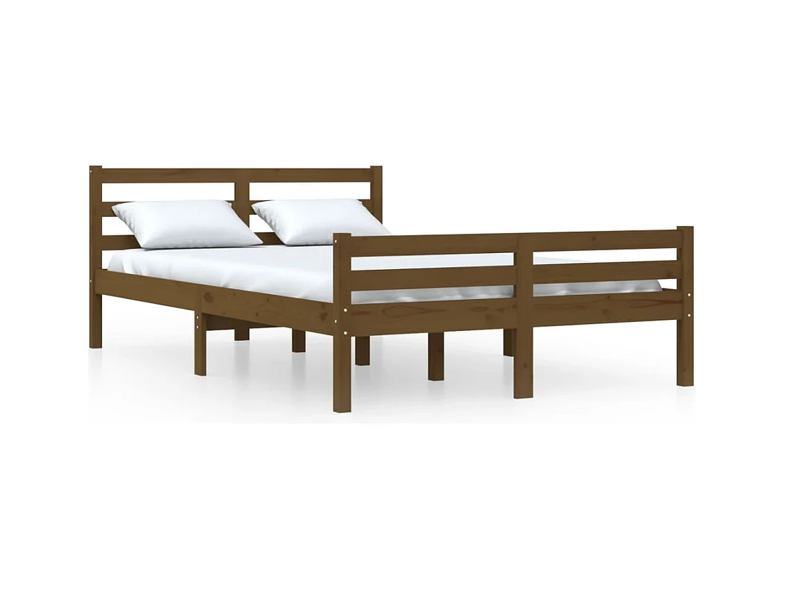 Giroletto senza Materaso Ambra in Legno Massello 120x190 cm