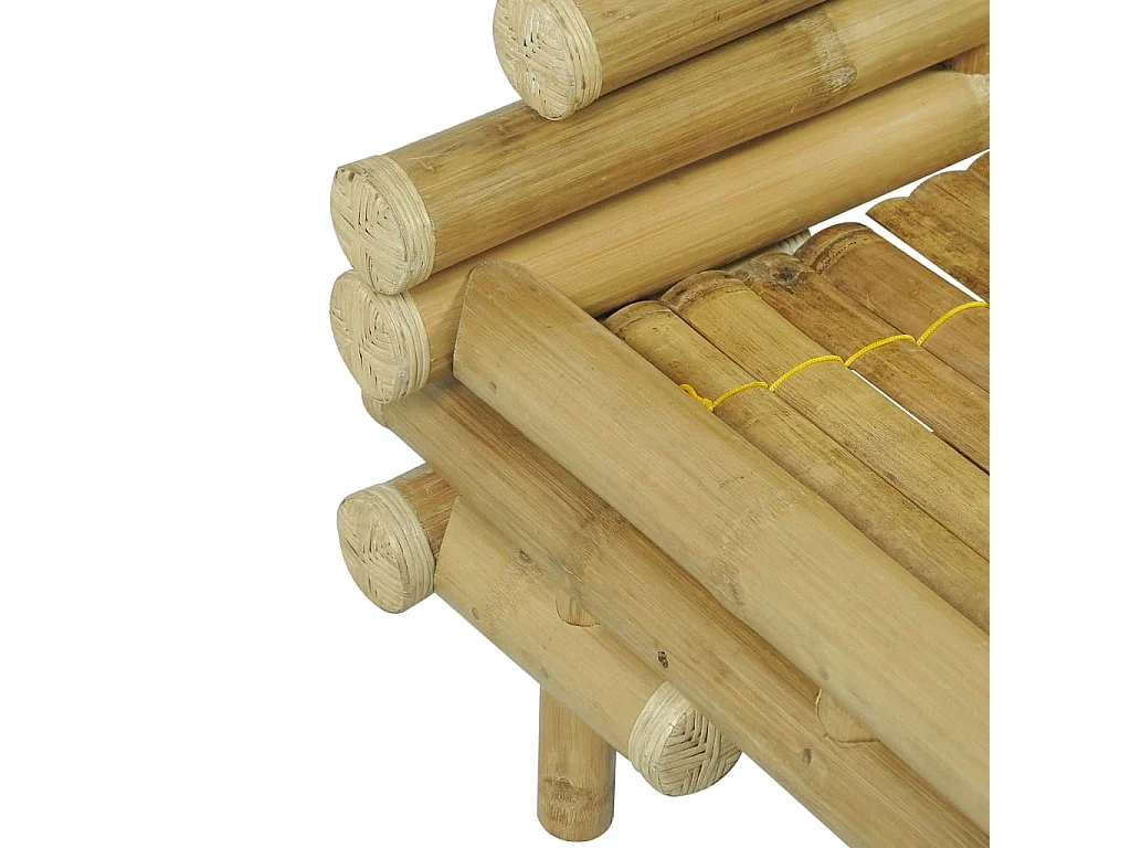 Cadre de lit sans matelas bambou 140x200 cm