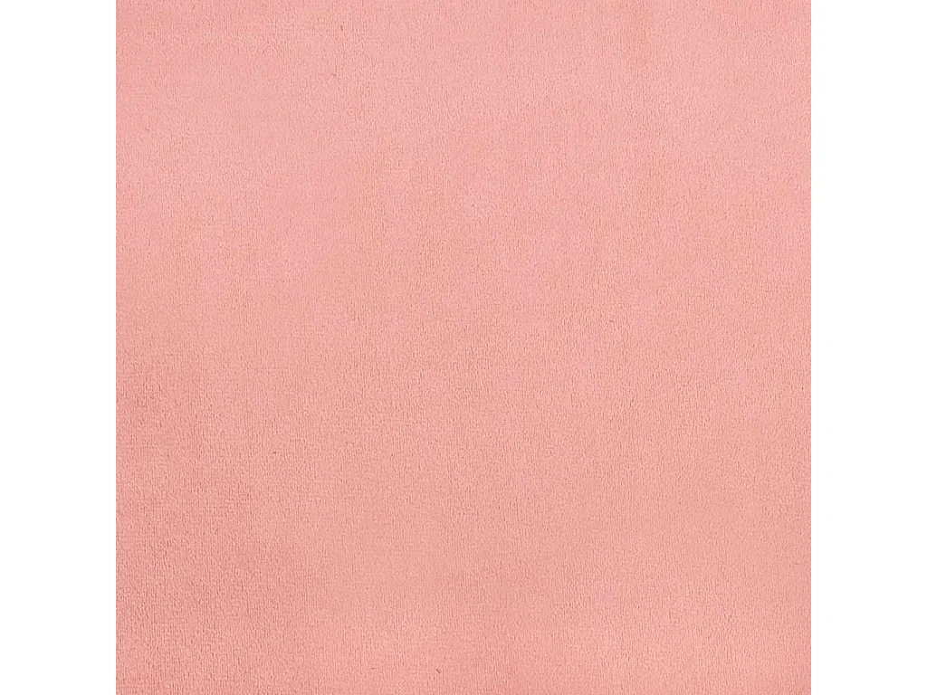 Cadre de lit sans matelas rose 180x200 cm velours