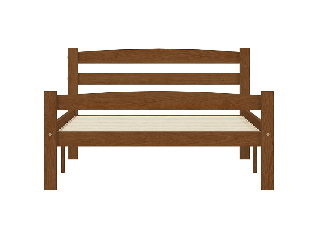 Massivholzbett Honigbraun Kiefer 100x200 cm
