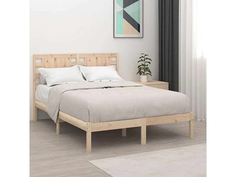 Bedframe massief hout 120x190 cm