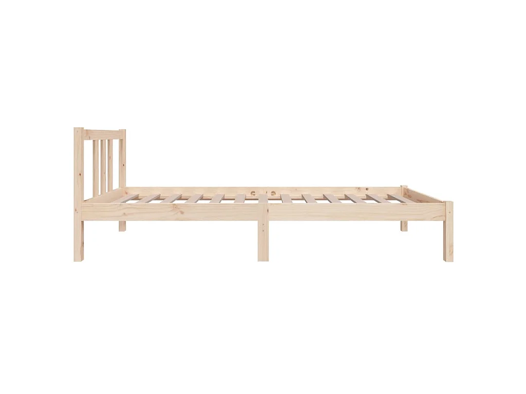 Estrutura cama pequena solteiro 75x190 cm madeira maciça