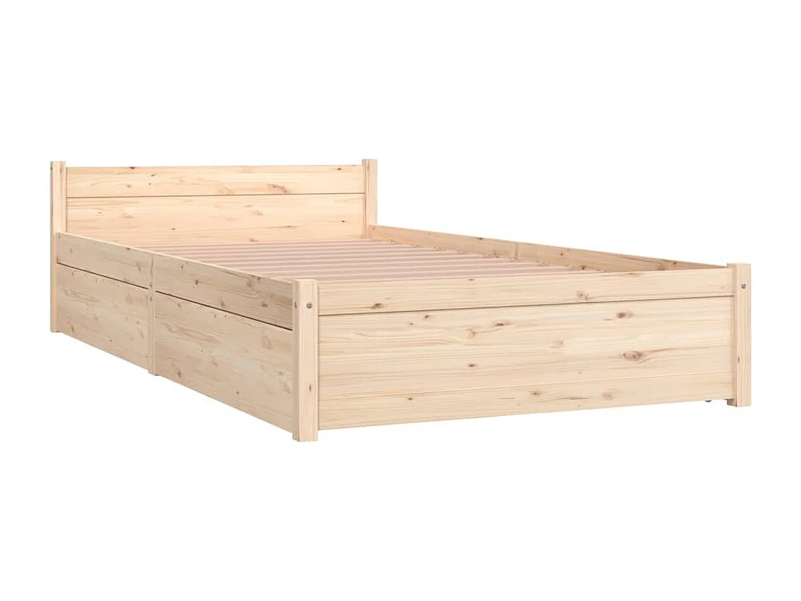 Giroletto con Cassetti 90x190 cm Single