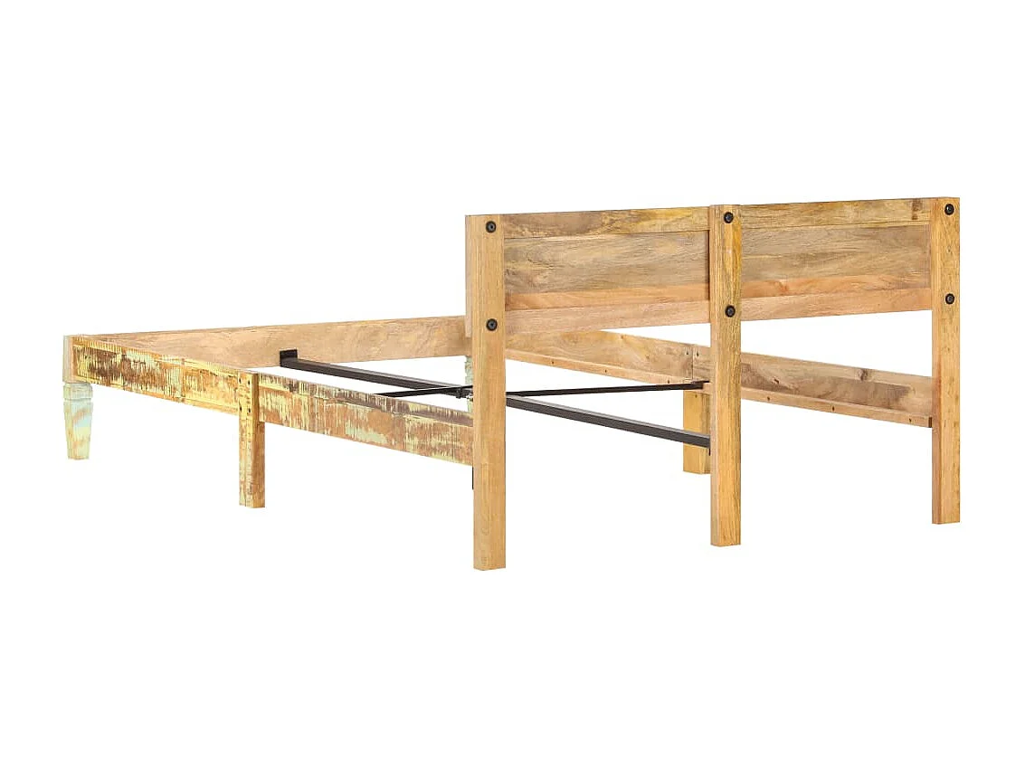 Massivholzbett Altholz 120x200 cm