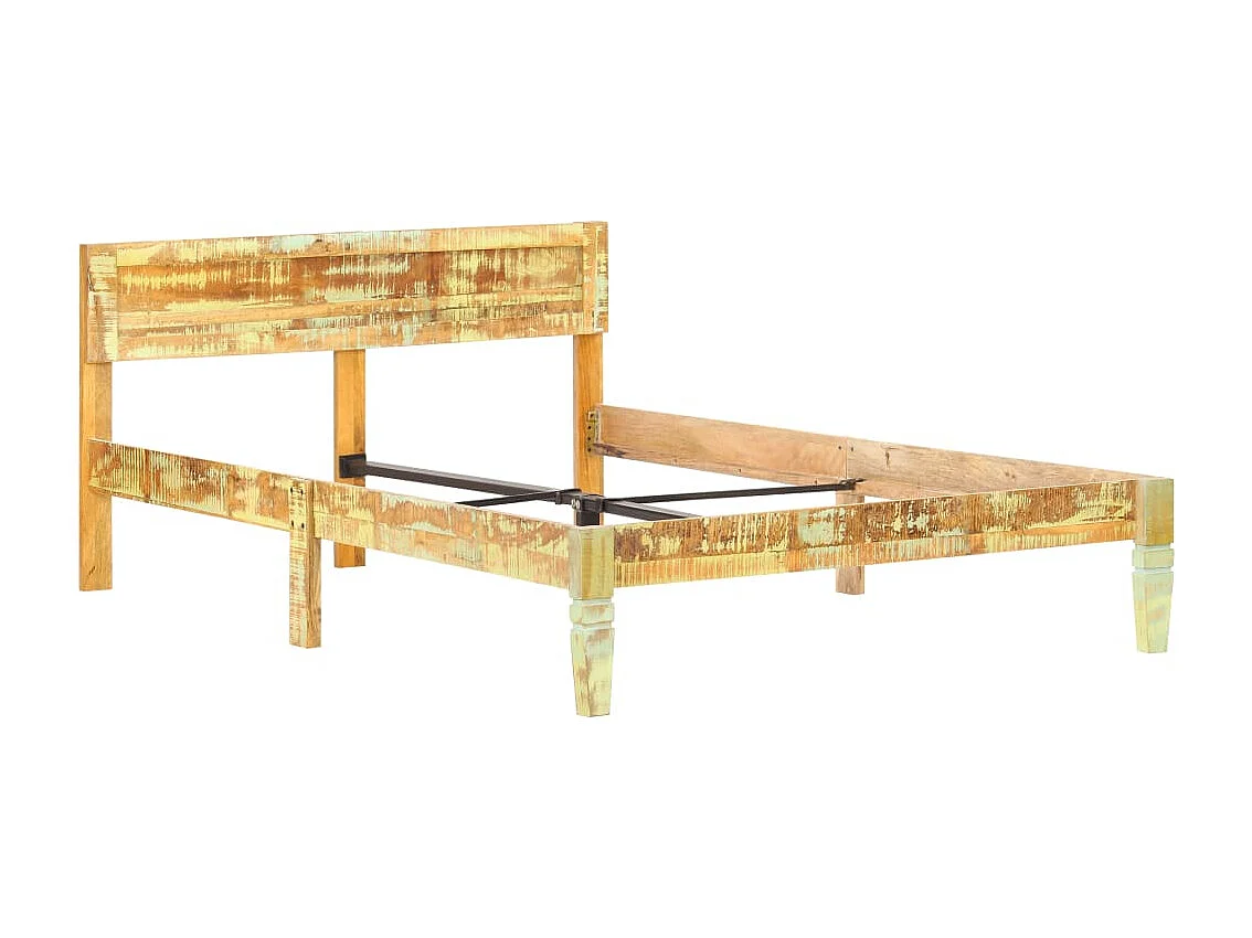 Massivholzbett Altholz 120x200 cm