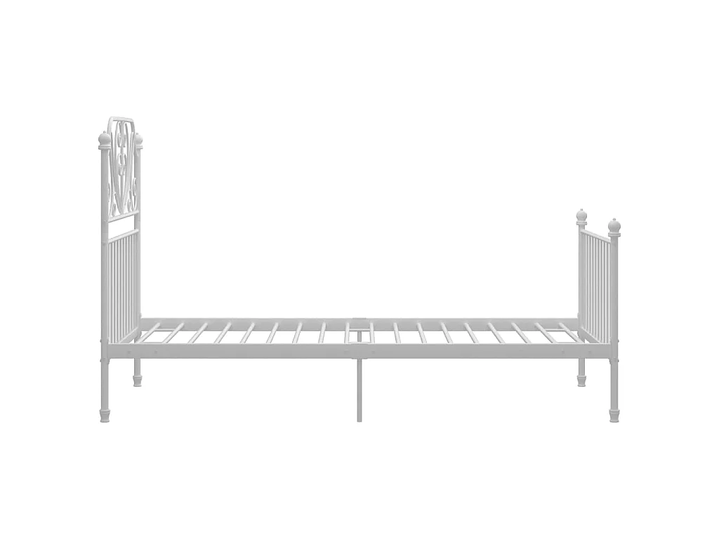 Giroletto Bianco in Metallo 90x200 cm