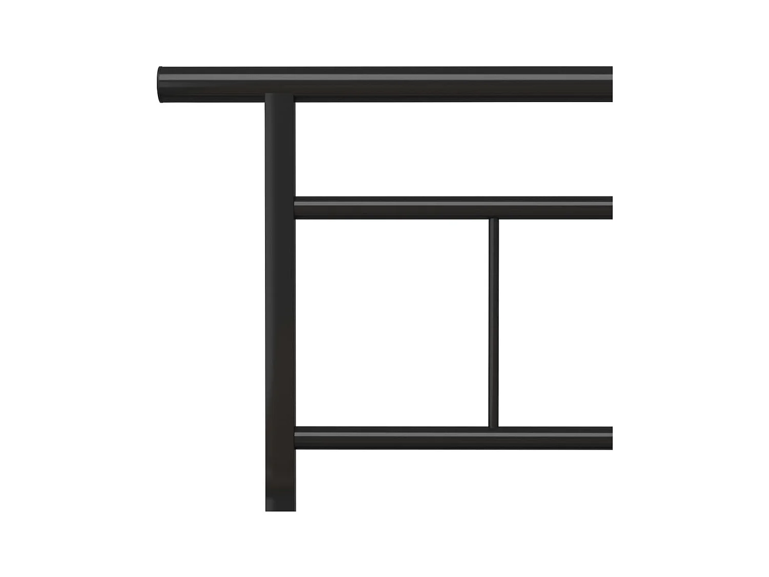 Giroletto Nero in Metallo 200x200 cm