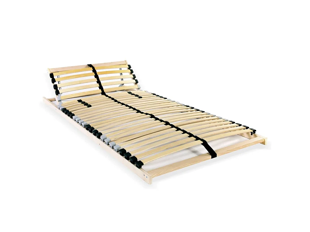 Rete a Doghe 7 Zone senza Materasso con 28 Doghe 90x200 cm