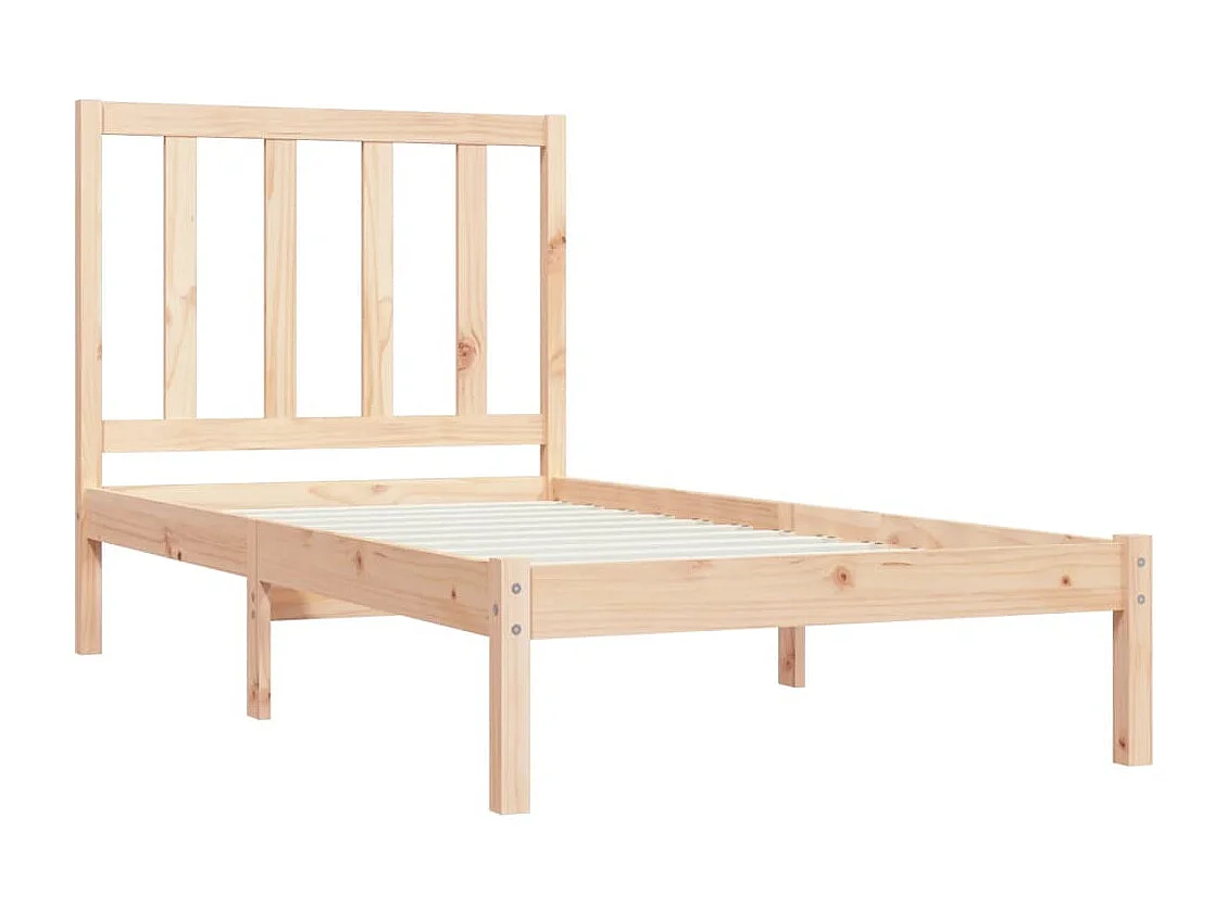 Estrutura de cama 100x200 cm pinho maciço