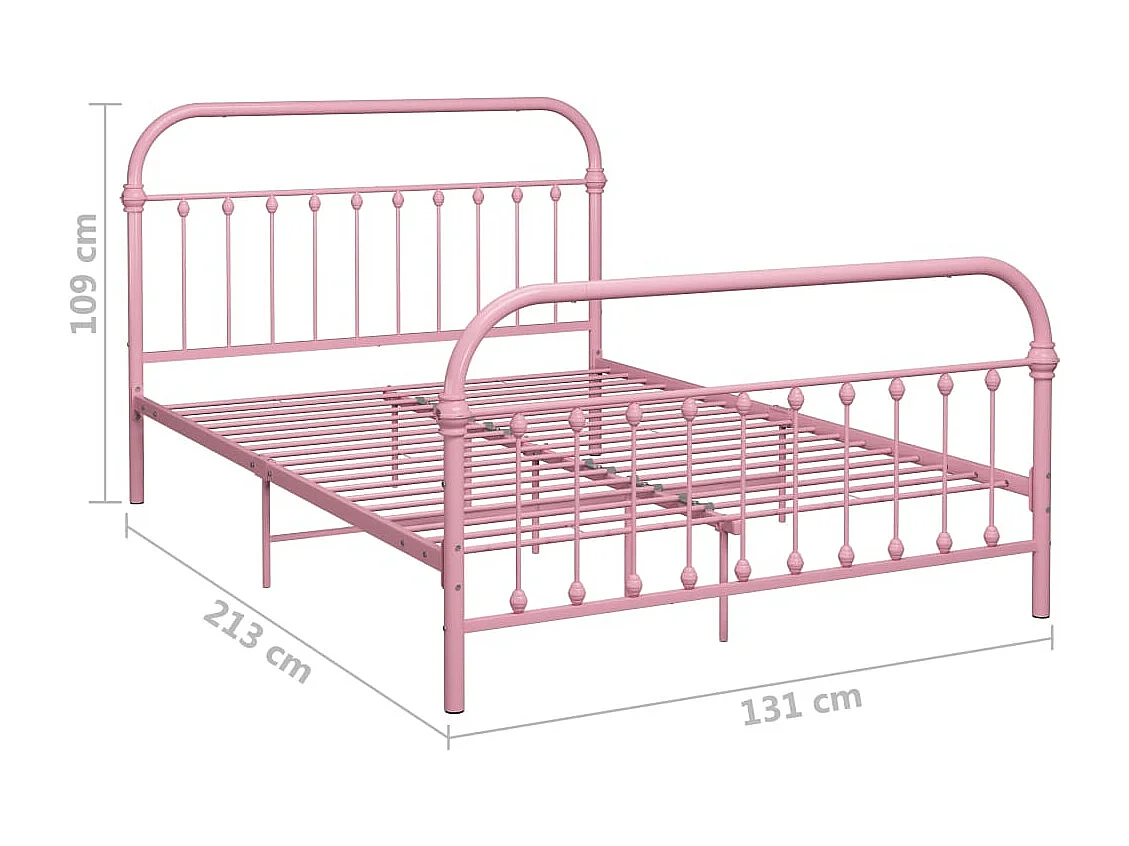 Giroletto Rosa in Metallo 120x200 cm