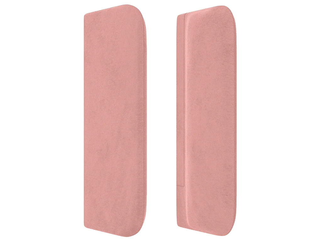Sommier à lattes de lit avec matelas Rose 140x190 cm Velours