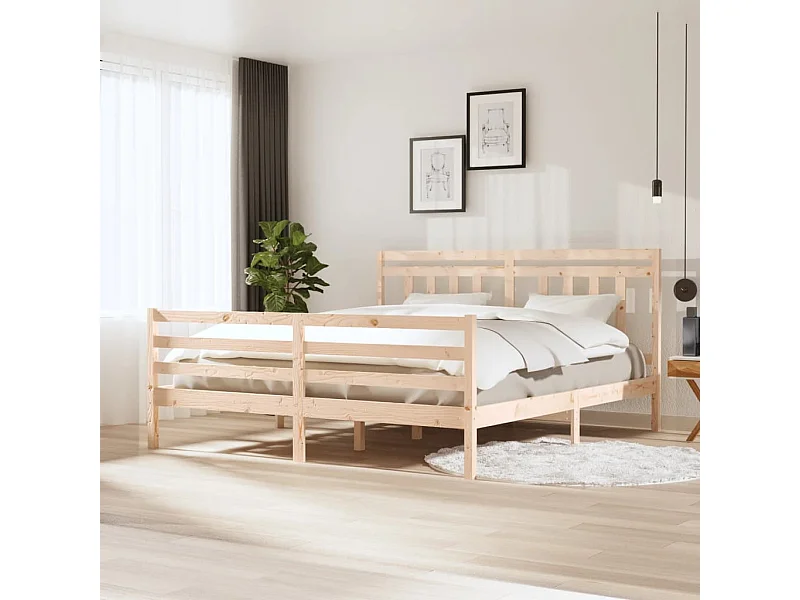 Bedframe massief hout 180x200 cm