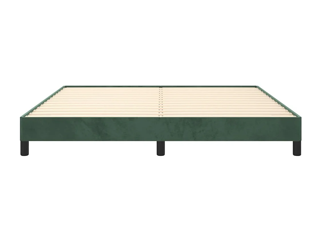 Bettgestell Dunkelgrün 180x200 cm Samt