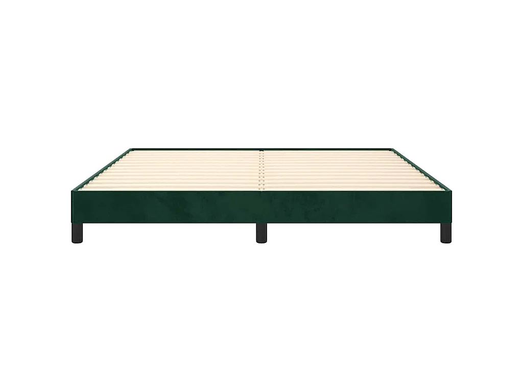 Bedframe zonder matras 180x200 cm fluweel donkergroen