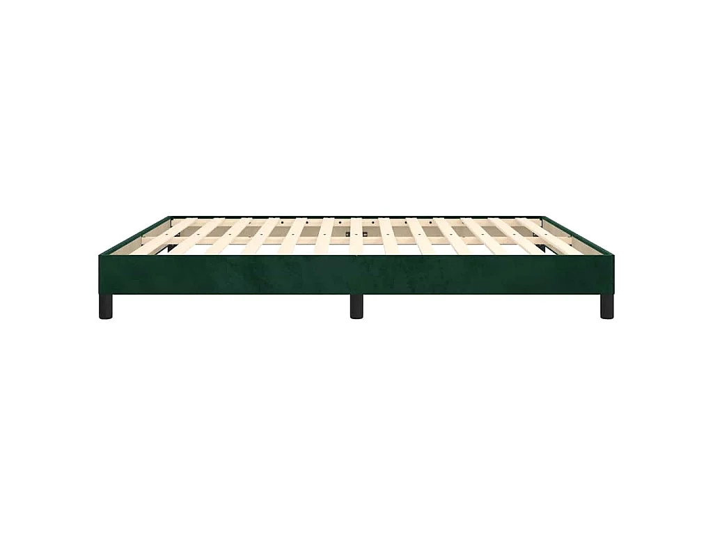 Bedframe zonder matras 180x200 cm fluweel donkergroen