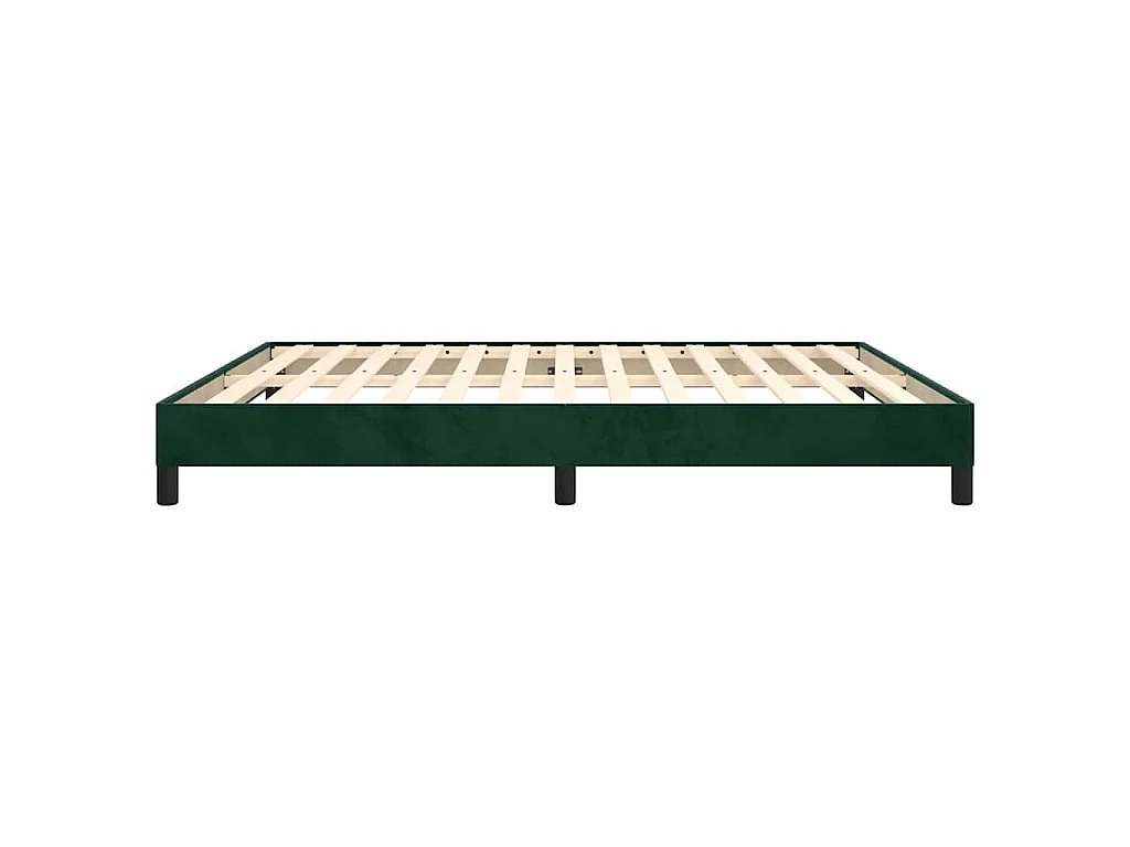 Bedframe zonder matras 180x200 cm fluweel donkergroen