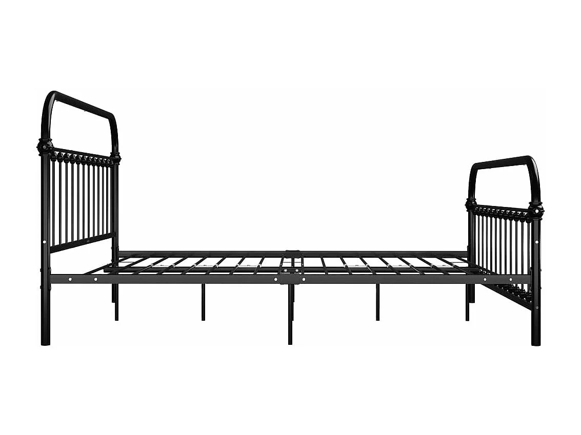 Bettgestell Schwarz Metall 180×200 cm