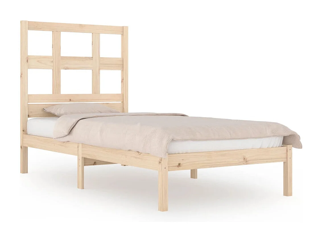 Bedframe zonder matras massief grenenhout 90x200 cm