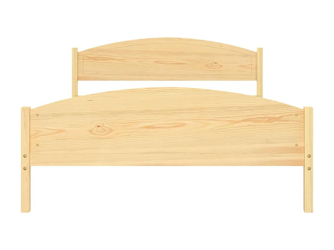 Cadre de lit sans matelas bois massif de pin 140x200 cm