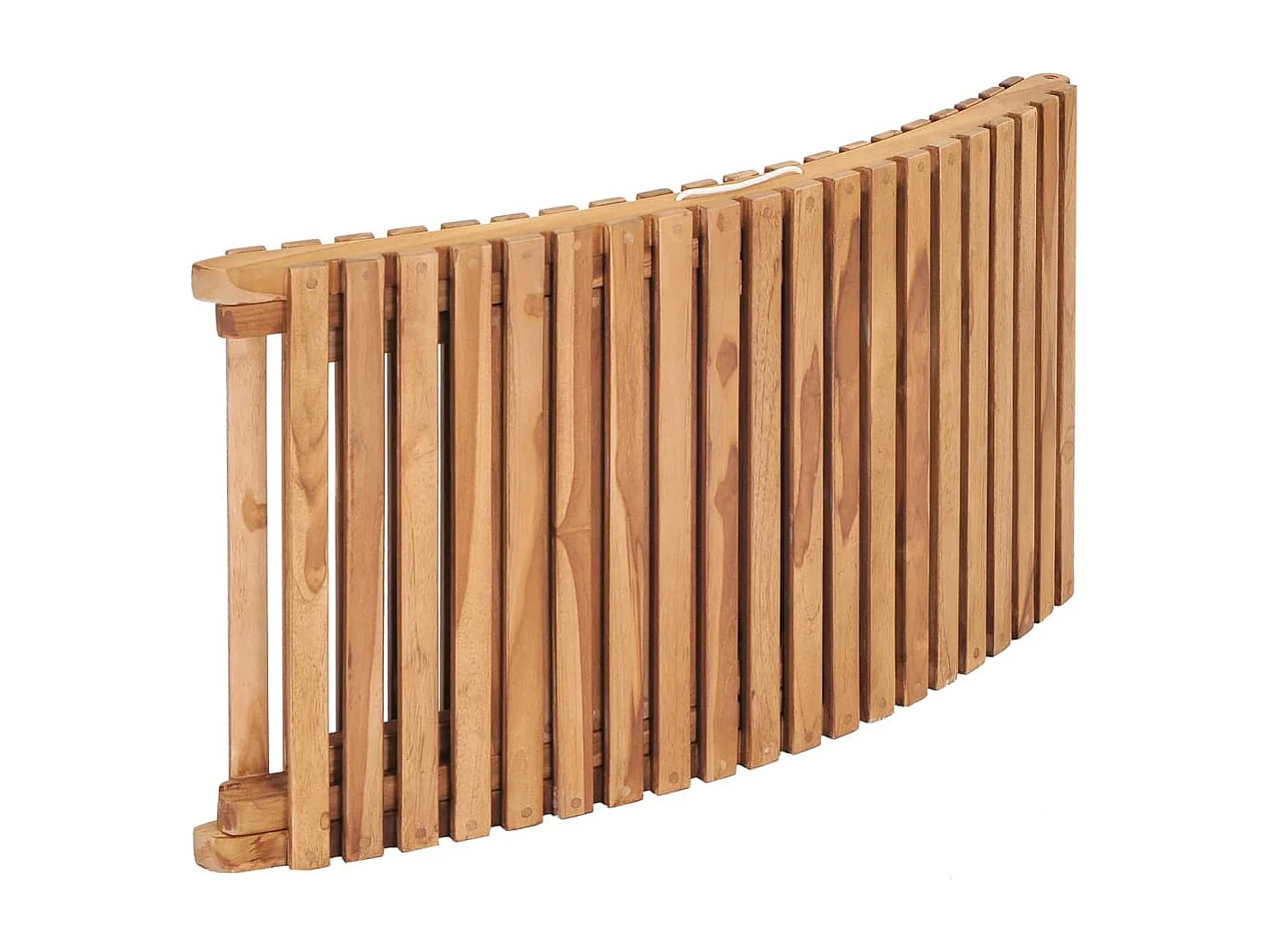 Sonnenliegen 2 Stk. mit Auflagen Massivholz Teak