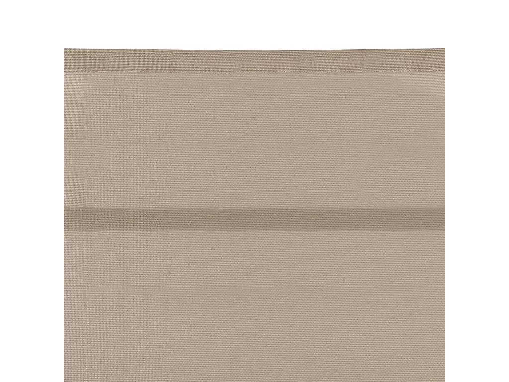 Sonnenliege Textilene und Aluminium Creme