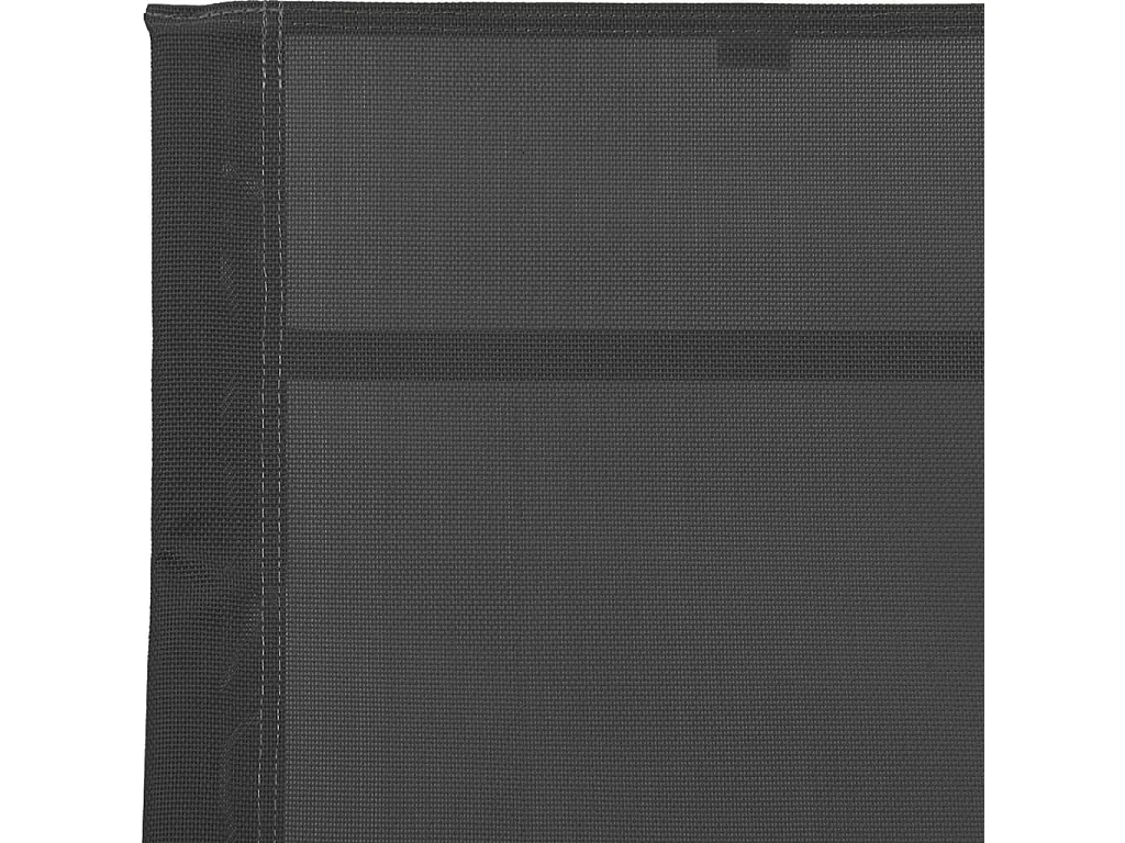 Ligbed staal en textileen zwart