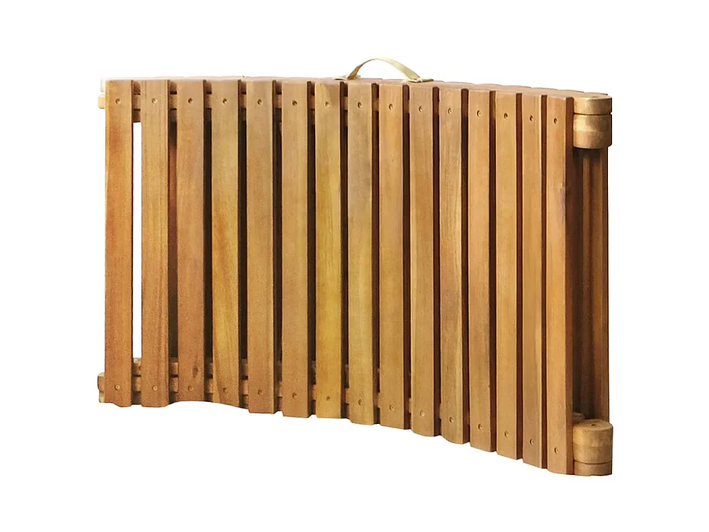Sonnenliegen 2 Stk. Massivholz Akazie