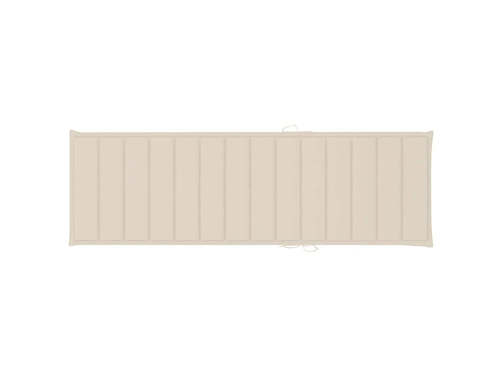 Chaises longues lot de 2 avec coussins Bois d'acacia solide