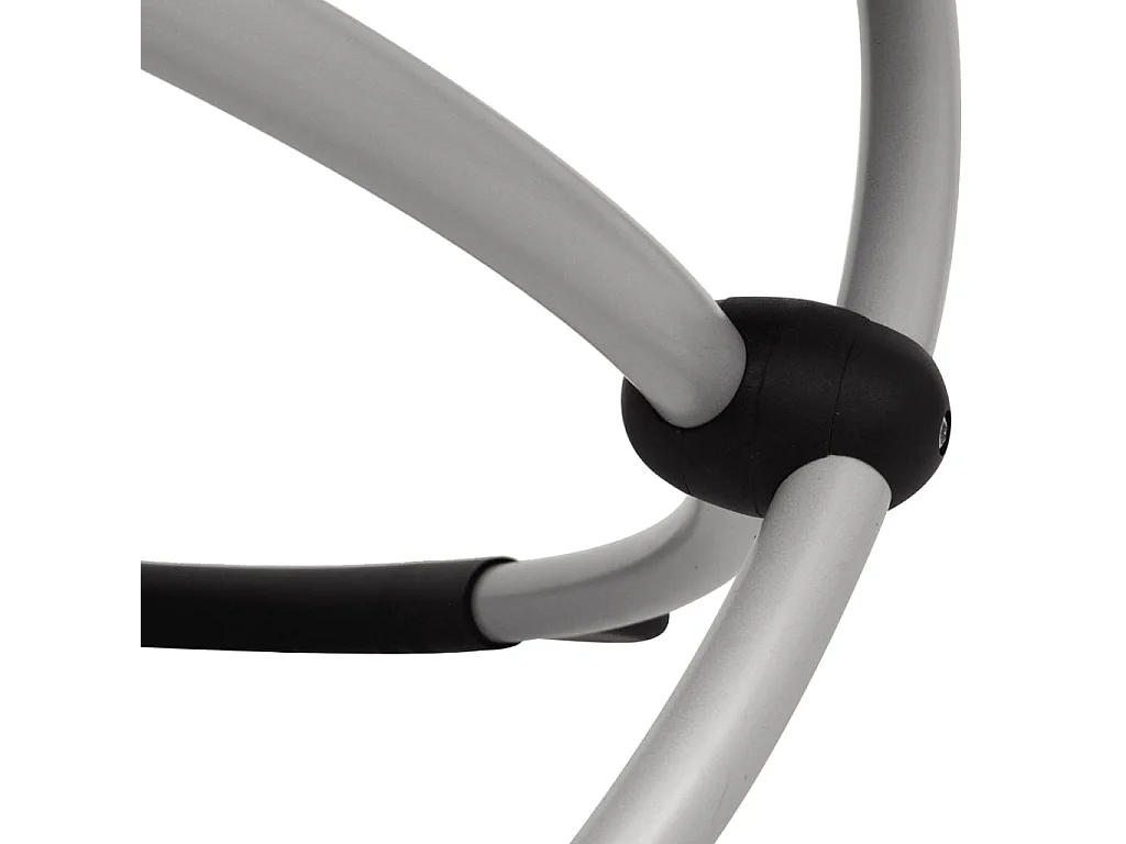 Chaise longue géométrique d'extérieur Acier Vert