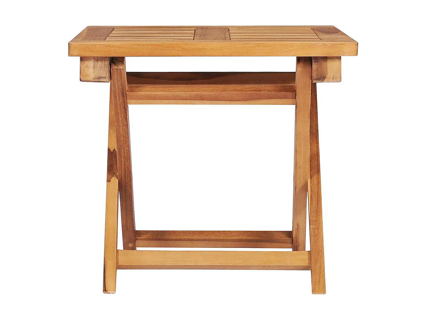 Sonnenliegen 2 Stk. mit Tisch Massivholz Teak