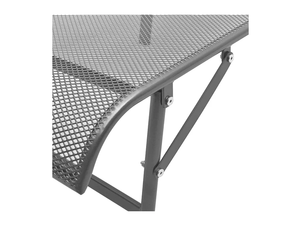 Sonnenliege Stahl Anthrazit