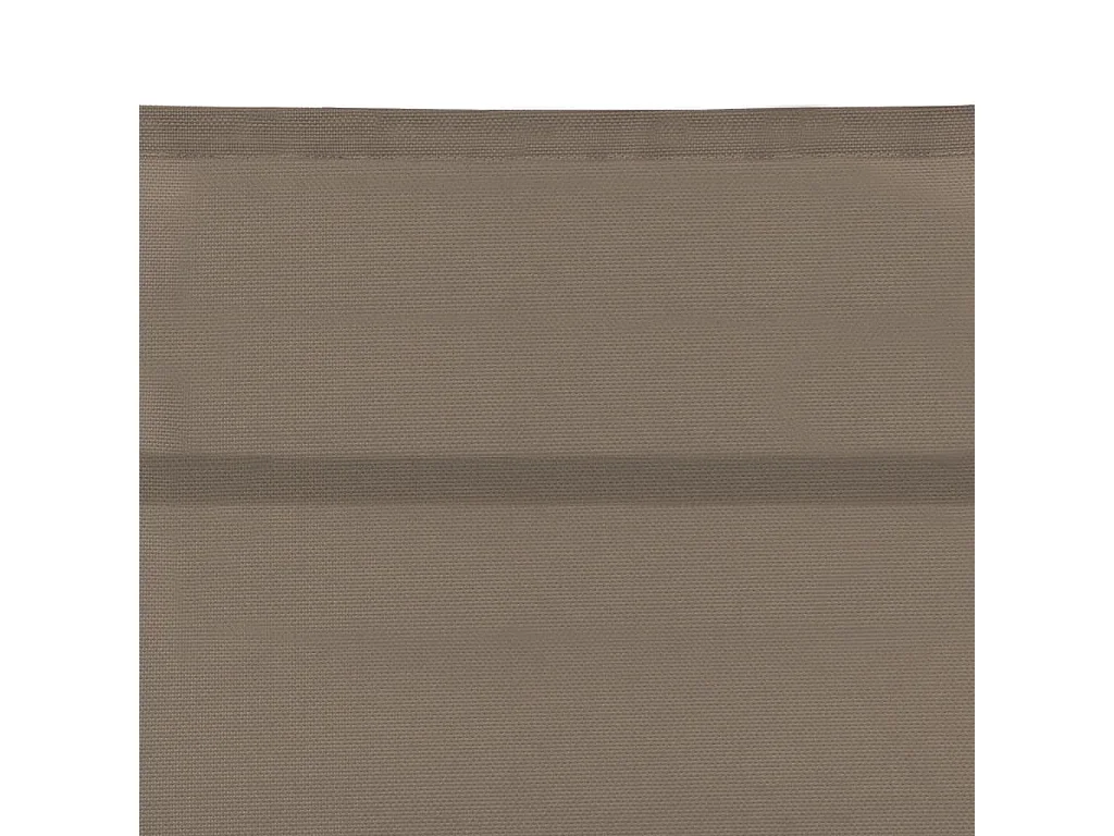 Tumbona de textilene y aluminio gris taupé